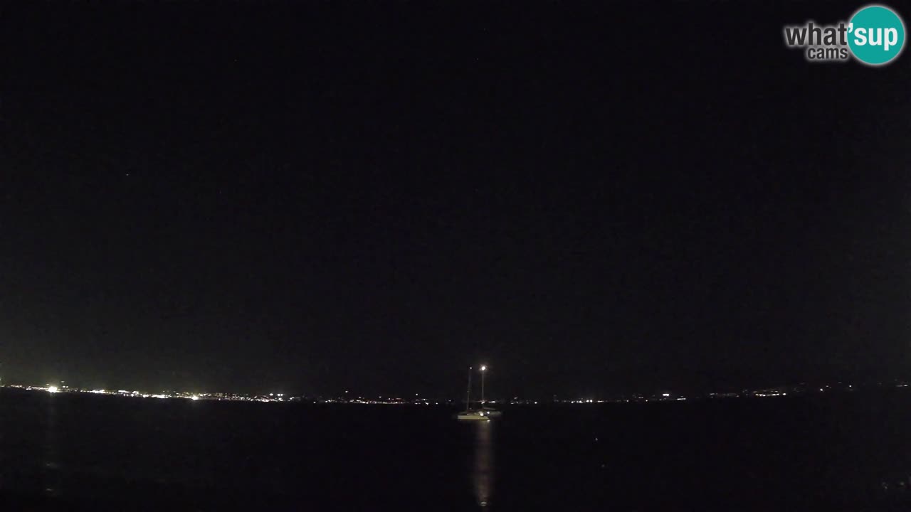 Webcam Cagliari Windsurf Club – Playa del Poetto en directo