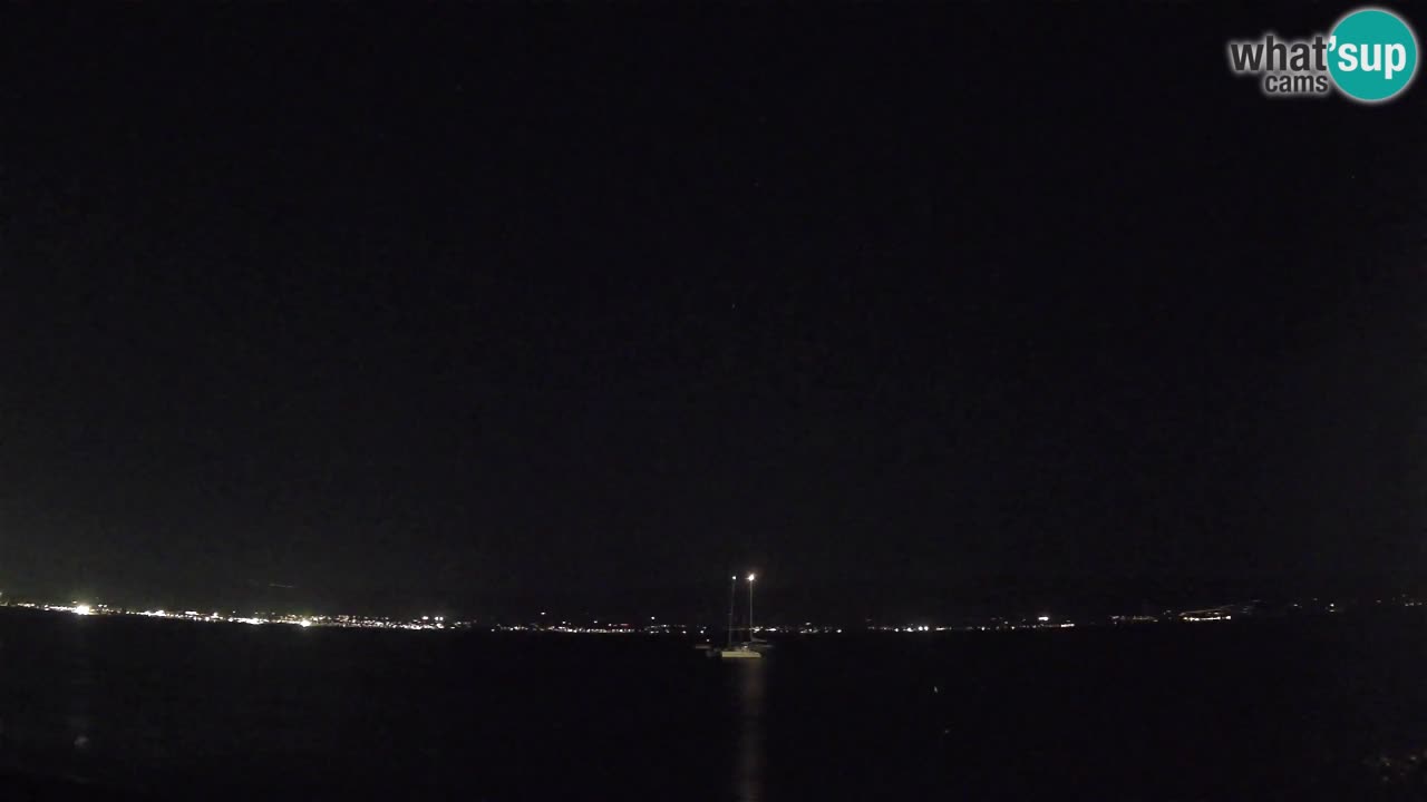 Webcam Cagliari Windsurf Club – Playa del Poetto en directo