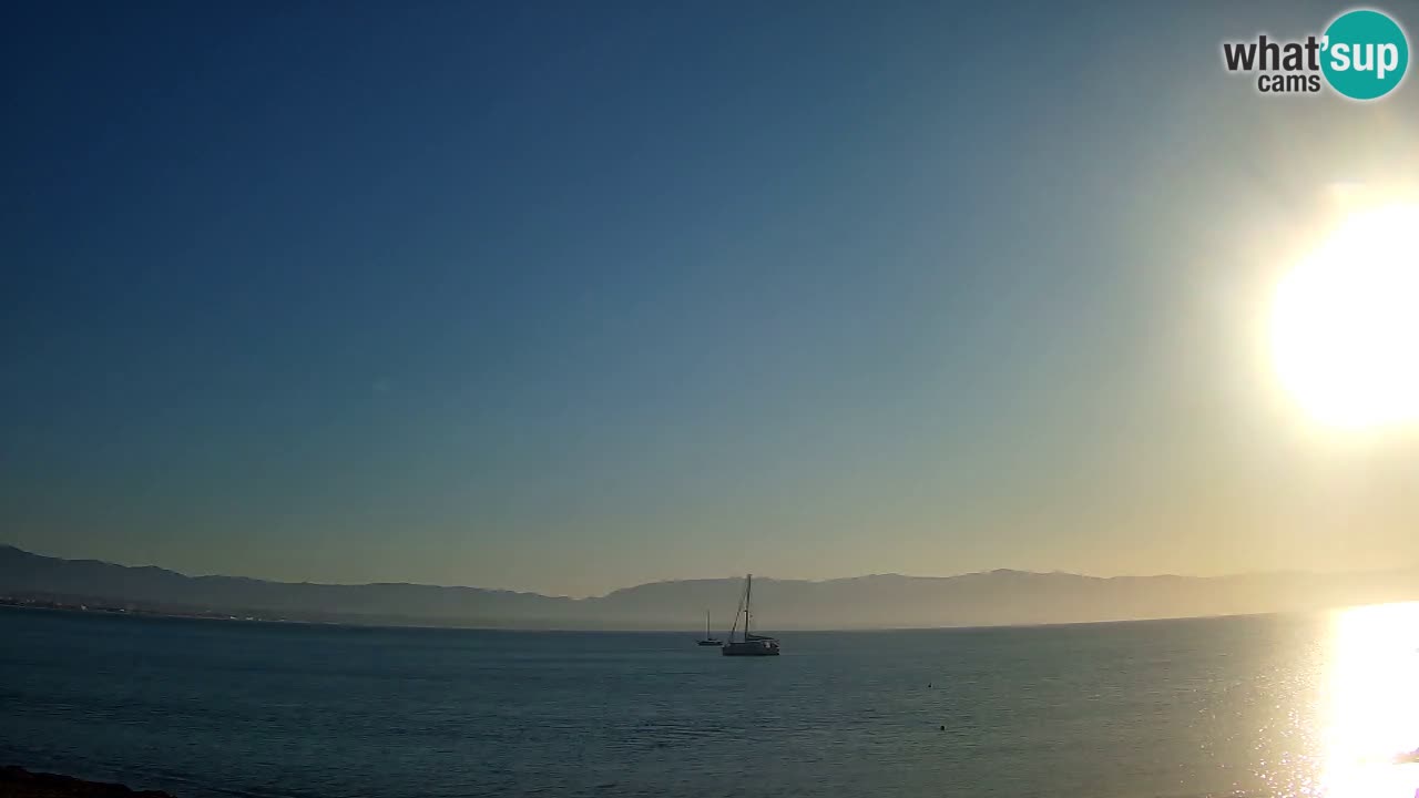 Webcam Cagliari Windsurf Club – Spiaggia del Poetto in diretta