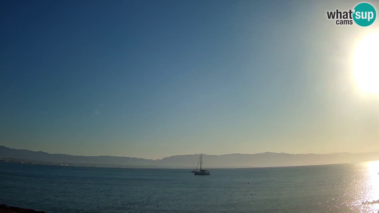 Webcam Cagliari Windsurf Club – Playa del Poetto en directo