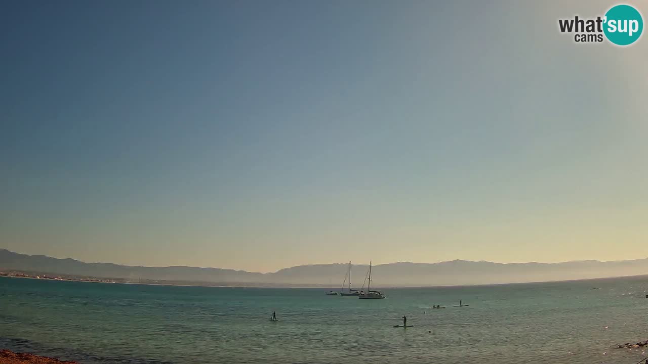 Webcam Cagliari Windsurf Club – Plage du Poetto en direct