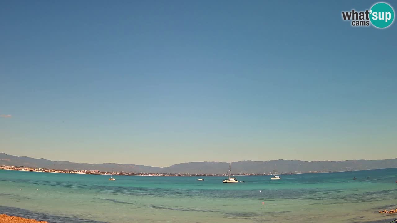 Webcam Cagliari Windsurf Club – Playa del Poetto en directo