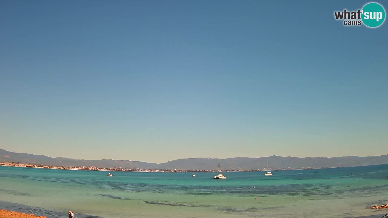 Webcam Cagliari Windsurf Club – Playa del Poetto en directo