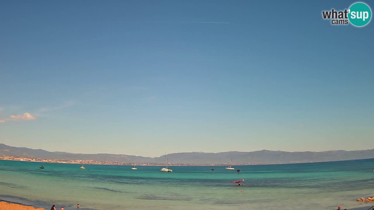 Webcam Cagliari Windsurf Club – Spiaggia del Poetto in diretta