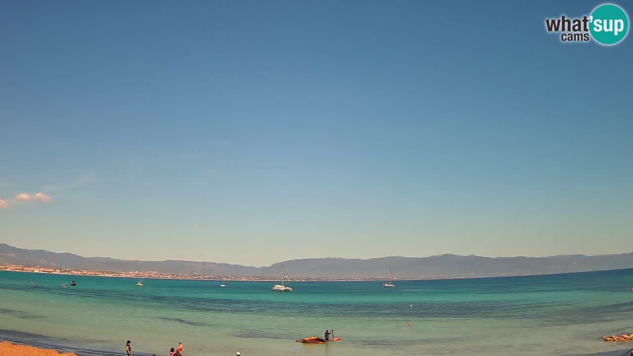 Webcam Cagliari Windsurf Club – Liveblick vom Poetto Strand