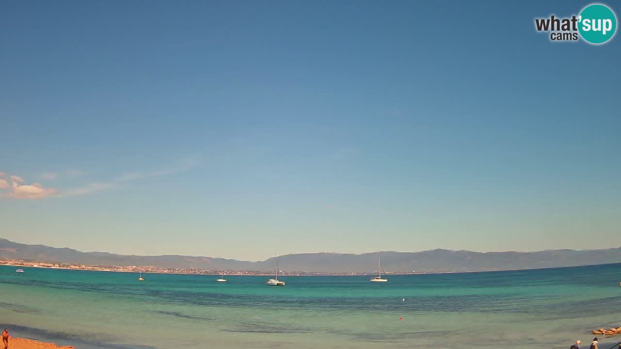 Webcam Cagliari Windsurf Club – Playa del Poetto en directo