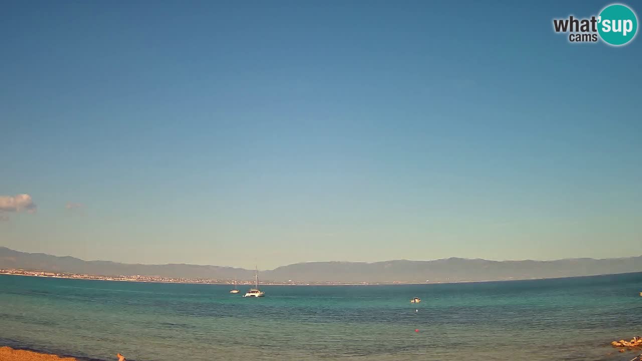 Spletna kamera Cagliari Windsurf Club – Pogled v živo s plaže Poetto
