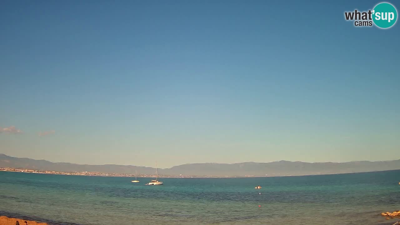 Webcam Cagliari Windsurf Club – Playa del Poetto en directo