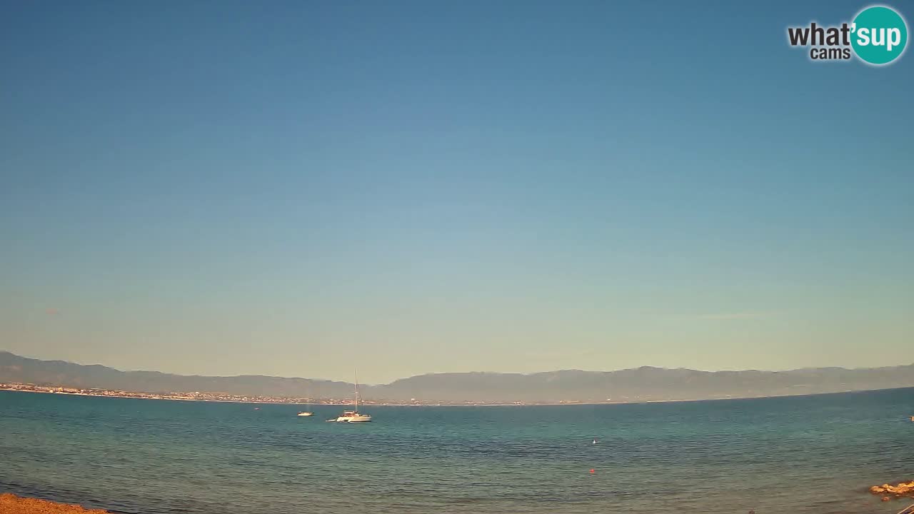 Web kamera Cagliari Windsurf Club – Poetto plaža uživo