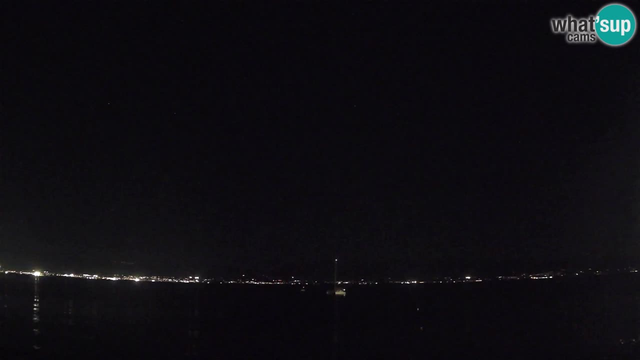 Spletna kamera Cagliari Windsurf Club – Pogled v živo s plaže Poetto