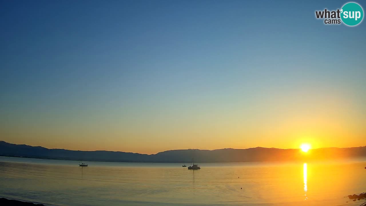 Webcam Cagliari Windsurf Club – Playa del Poetto en directo