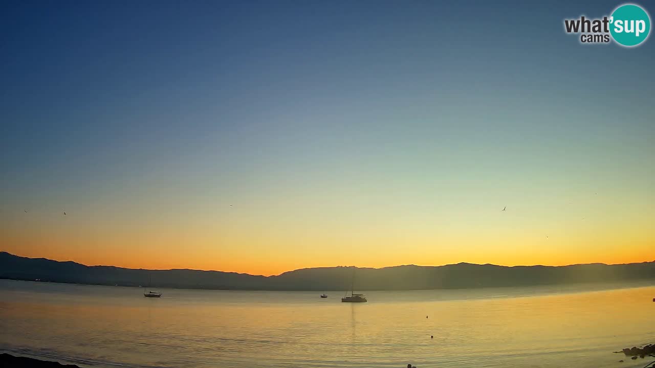 Webcam Cagliari Windsurf Club – Plage du Poetto en direct