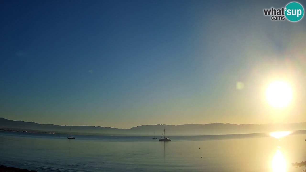 Webcam Cagliari Windsurf Club – Playa del Poetto en directo