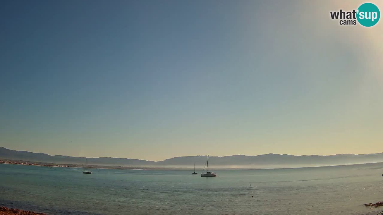 Webcam Cagliari Windsurf Club – Playa del Poetto en directo