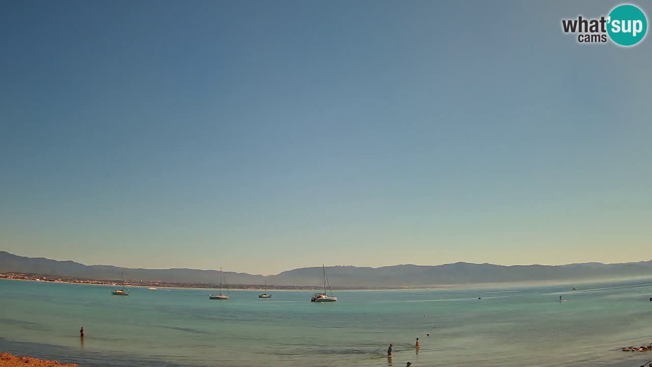 Web kamera Cagliari Windsurf Club – Poetto plaža uživo