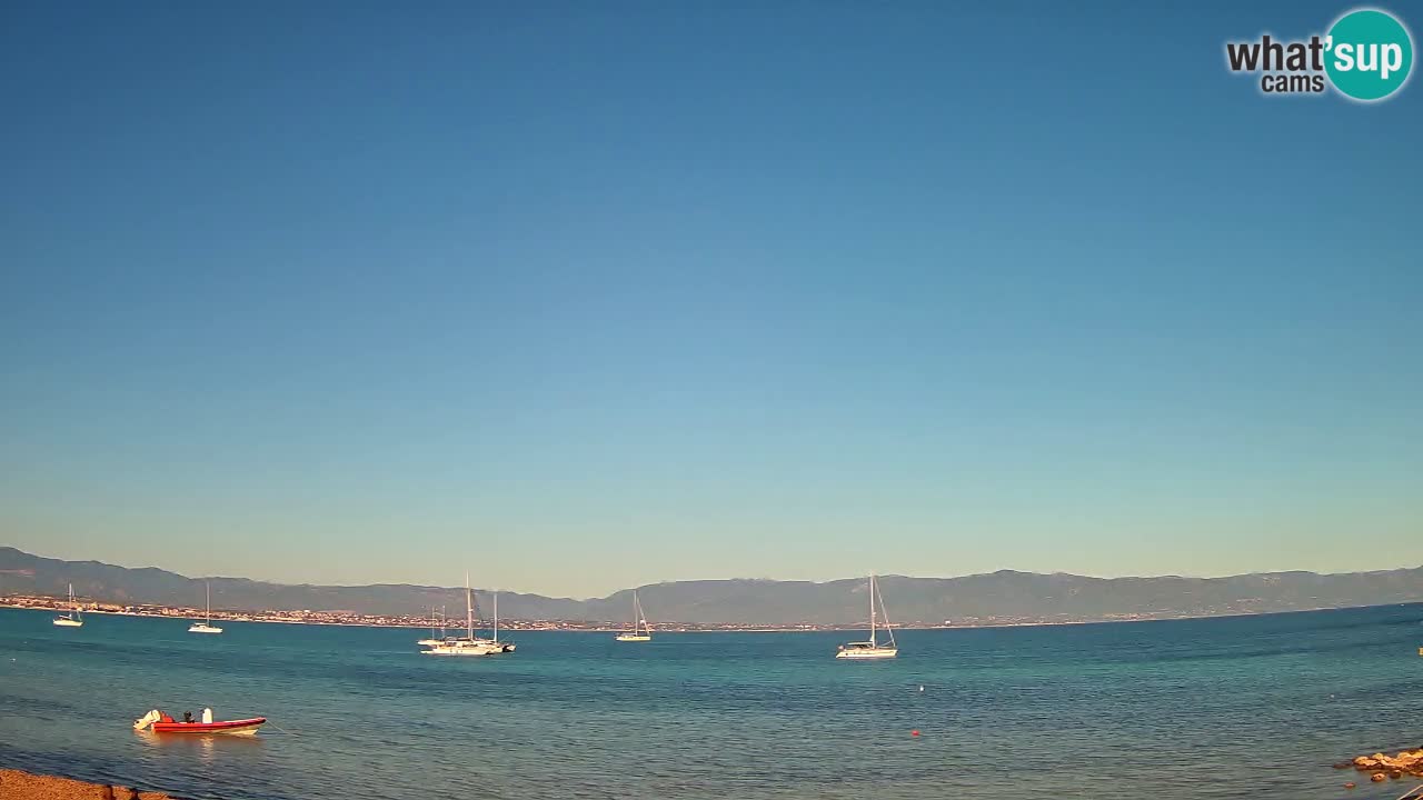 Webcam Cagliari Windsurf Club – Playa del Poetto en directo