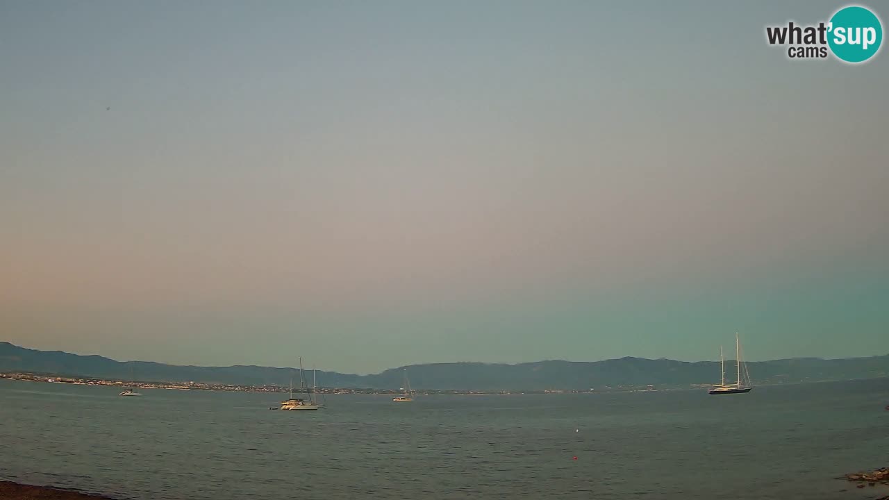 Spletna kamera Cagliari Windsurf Club – Pogled v živo s plaže Poetto