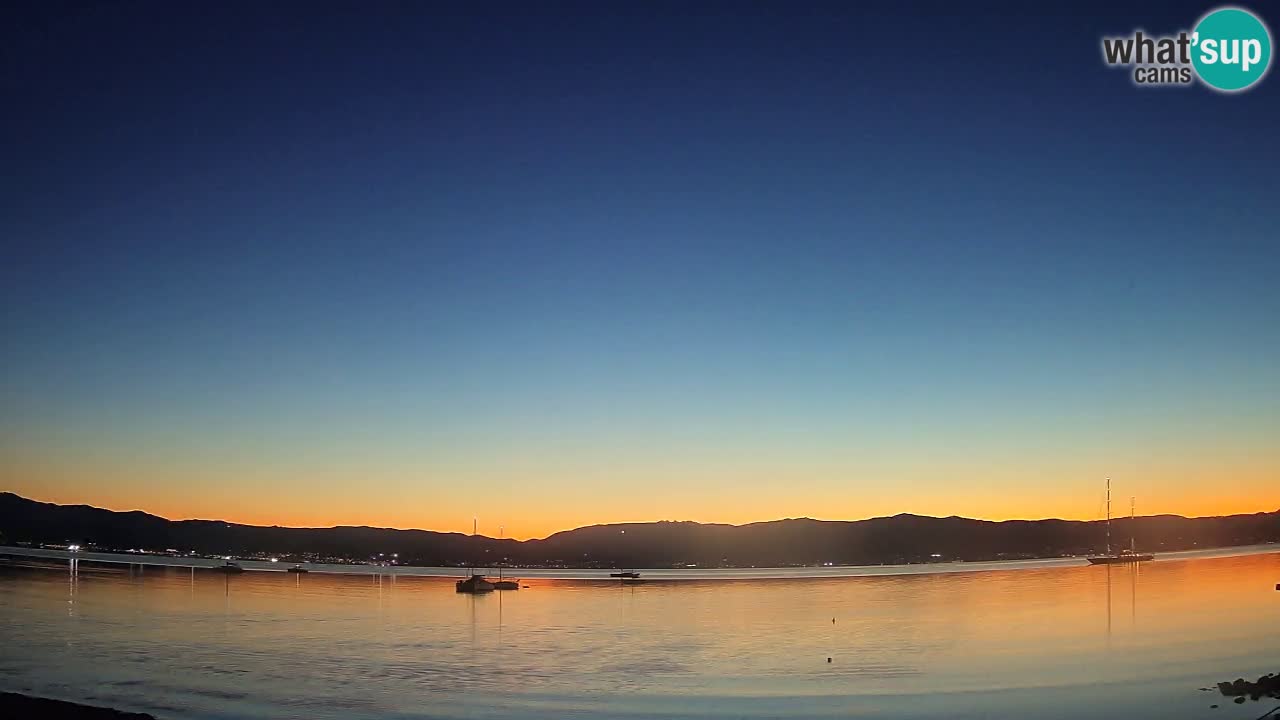 Web kamera Cagliari Windsurf Club – Poetto plaža uživo