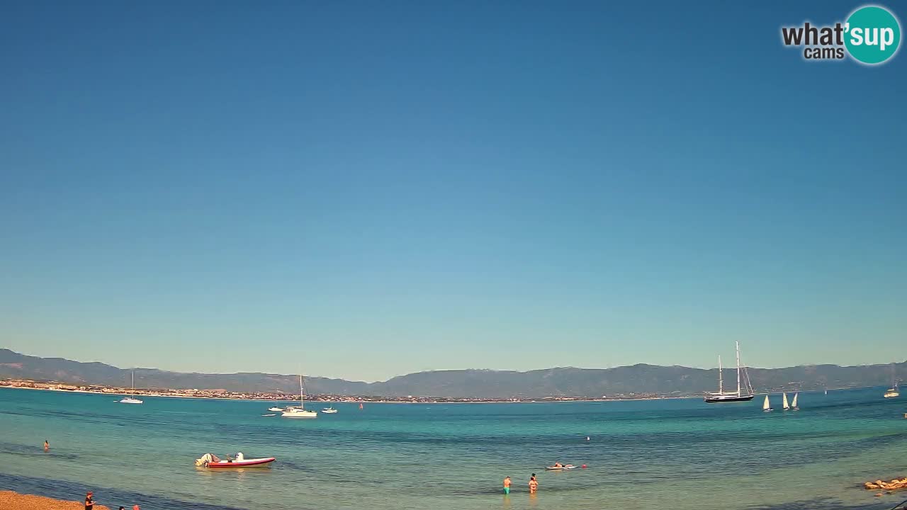 Webcam Cagliari Windsurf Club – Playa del Poetto en directo