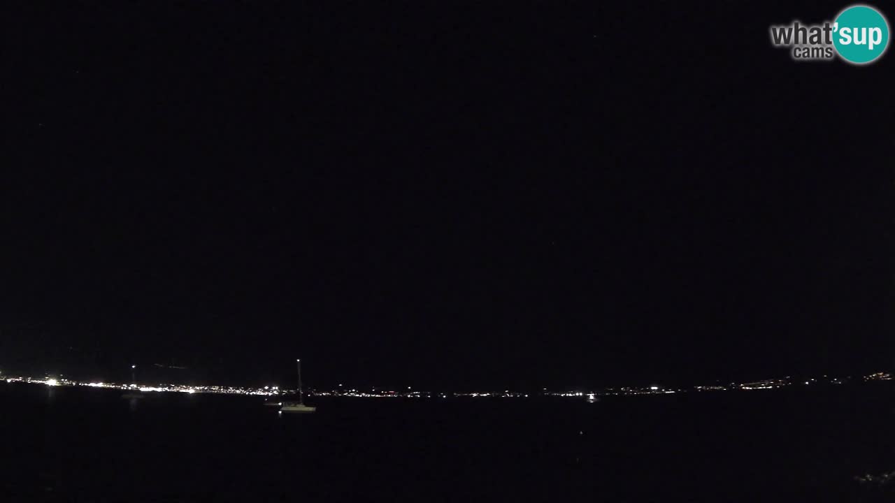 Spletna kamera Cagliari Windsurf Club – Pogled v živo s plaže Poetto