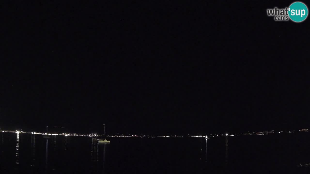 Spletna kamera Cagliari Windsurf Club – Pogled v živo s plaže Poetto