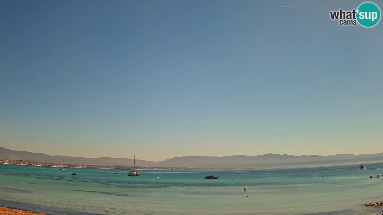 Web kamera Cagliari Windsurf Club – Poetto plaža uživo