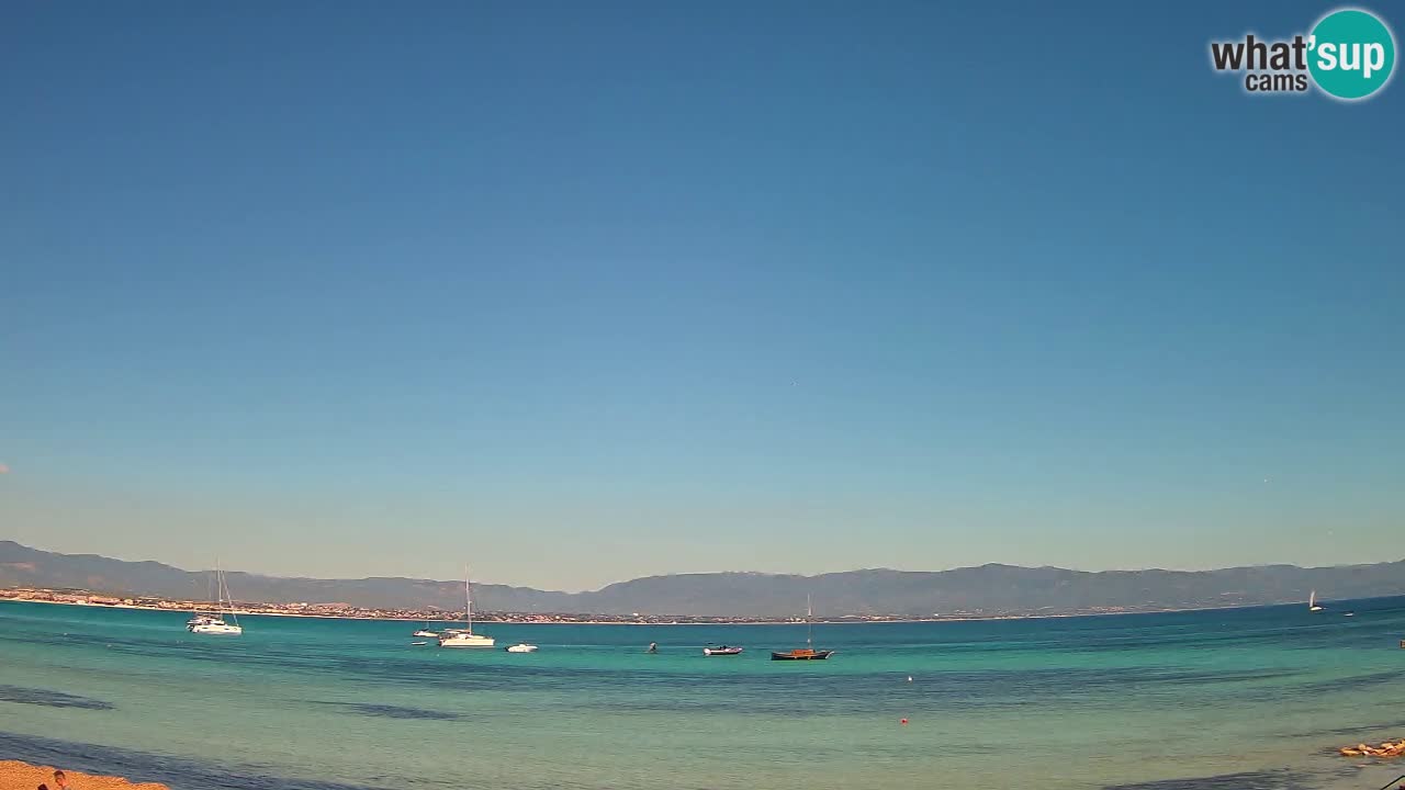 Webcam Cagliari Windsurf Club – Playa del Poetto en directo