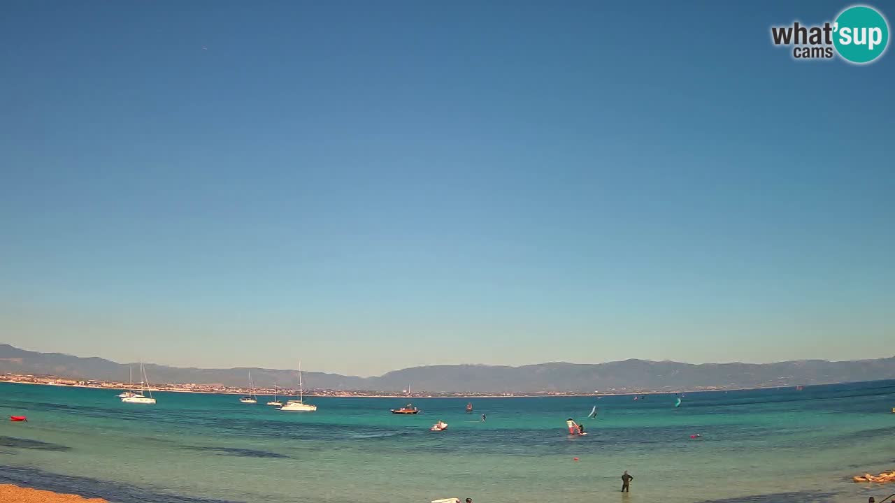 Web kamera Cagliari Windsurf Club – Poetto plaža uživo