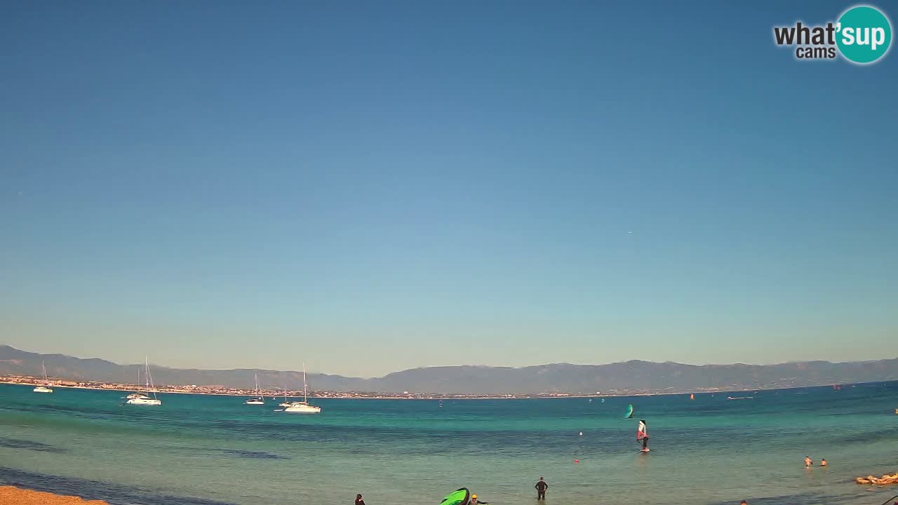 Webcam Cagliari Windsurf Club – Spiaggia del Poetto in diretta