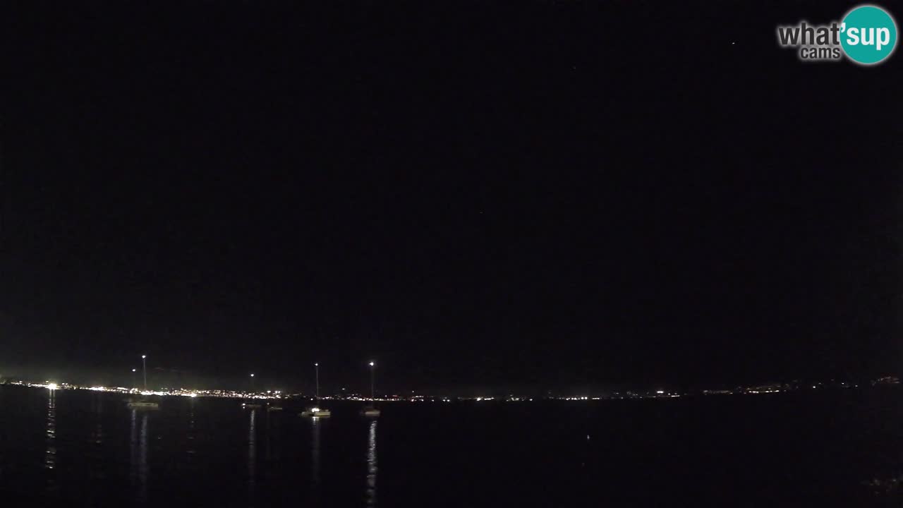 Spletna kamera Cagliari Windsurf Club – Pogled v živo s plaže Poetto