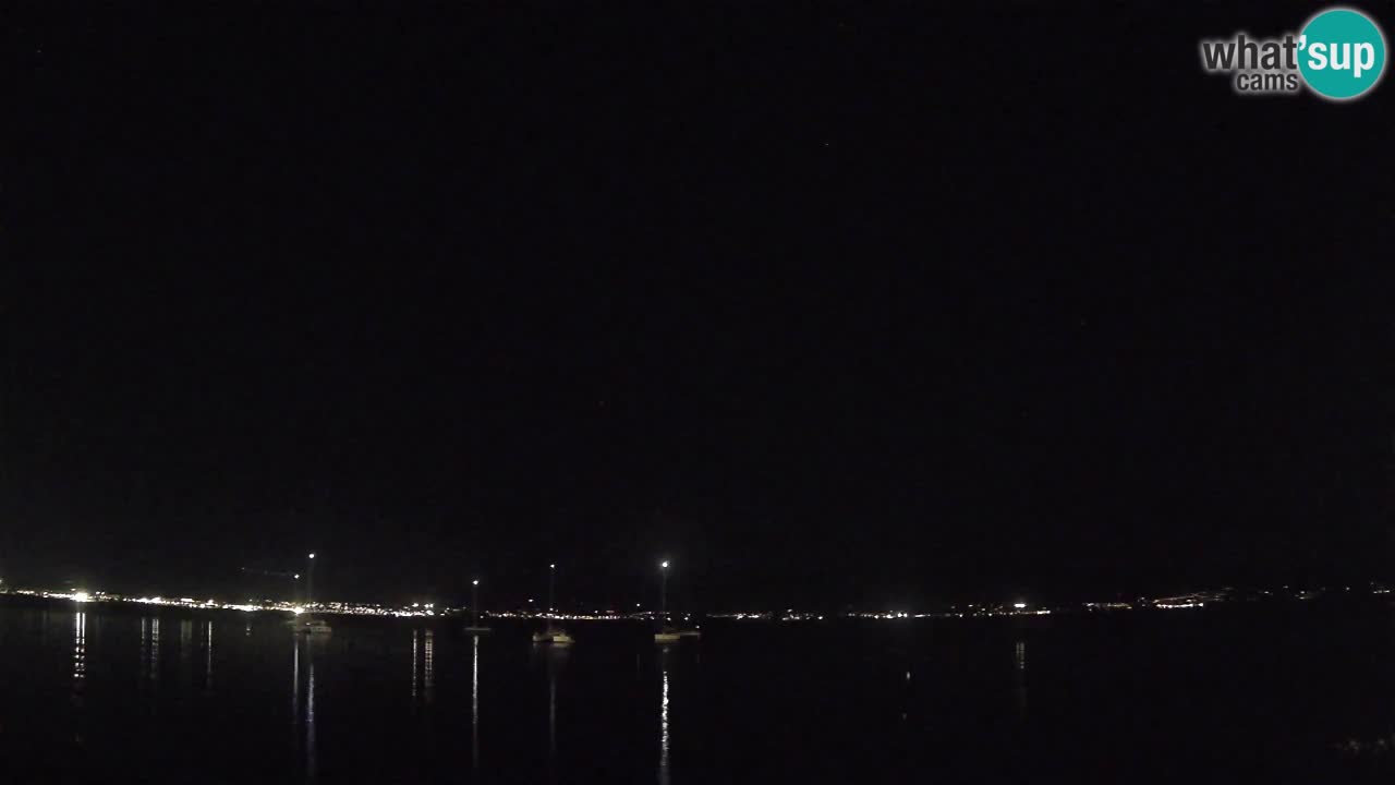 Spletna kamera Cagliari Windsurf Club – Pogled v živo s plaže Poetto