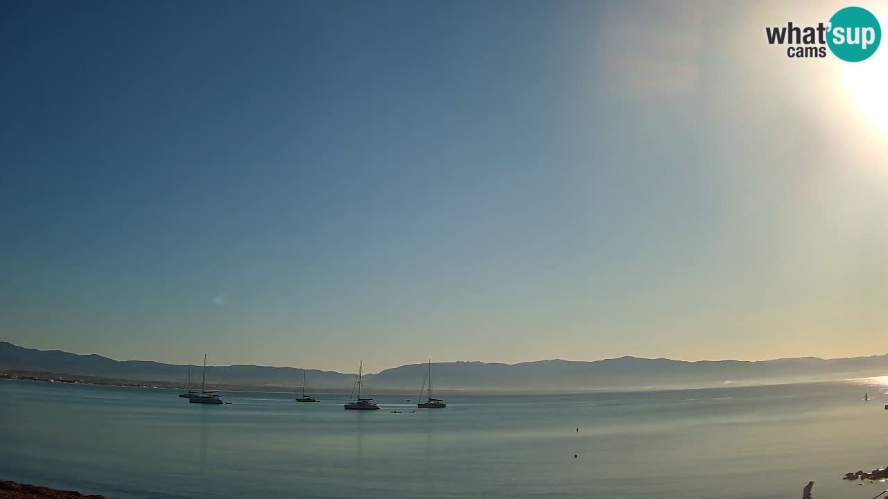 Webcam Cagliari Windsurf Club – Playa del Poetto en directo
