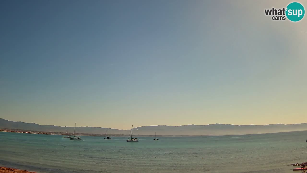 Spletna kamera Cagliari Windsurf Club – Pogled v živo s plaže Poetto