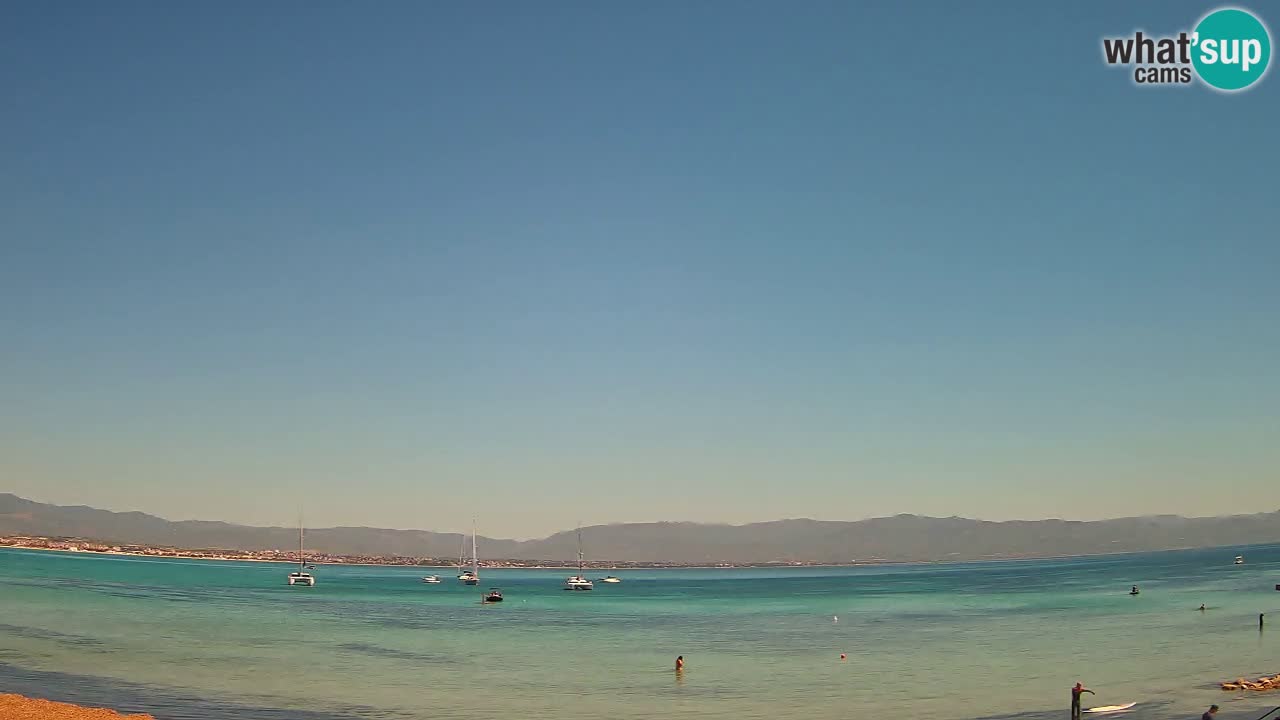 Spletna kamera Cagliari Windsurf Club – Pogled v živo s plaže Poetto