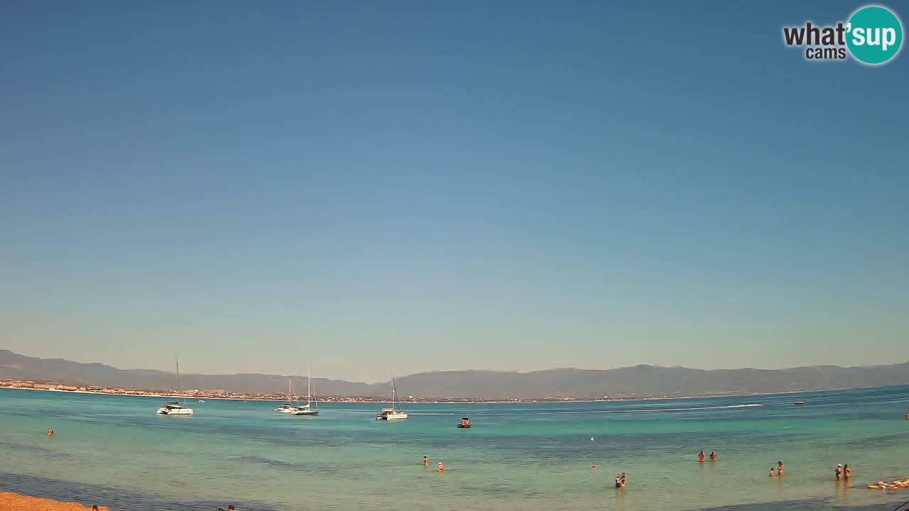 Spletna kamera Cagliari Windsurf Club – Pogled v živo s plaže Poetto