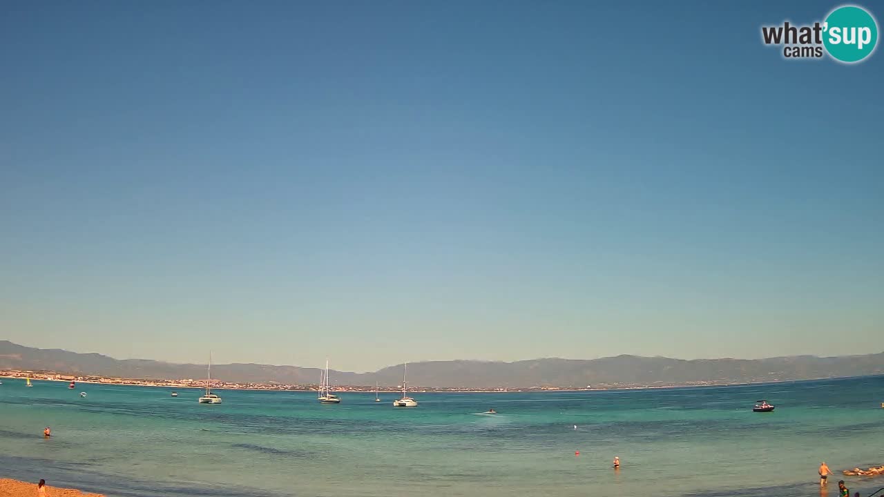 Webcam Cagliari Windsurf Club – Spiaggia del Poetto in diretta