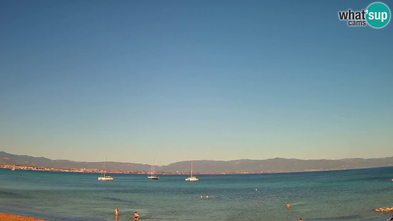 Webcam Cagliari Windsurf Club – Playa del Poetto en directo