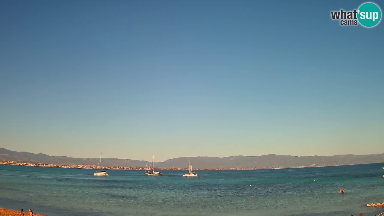 Webcam Cagliari Windsurf Club – Playa del Poetto en directo