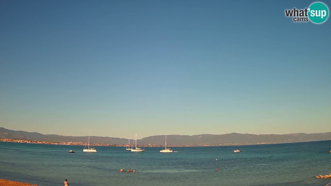 Webcam Cagliari Windsurf Club – Playa del Poetto en directo