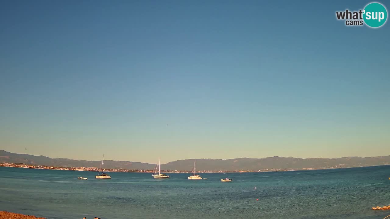 Spletna kamera Cagliari Windsurf Club – Pogled v živo s plaže Poetto