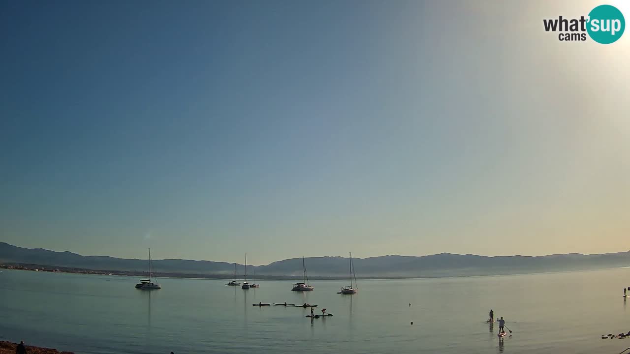 Webcam Cagliari Windsurf Club – Liveblick vom Poetto Strand