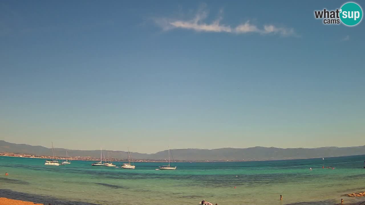 Spletna kamera Cagliari Windsurf Club – Pogled v živo s plaže Poetto