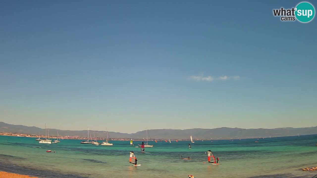 Webcam Cagliari Windsurf Club – Liveblick vom Poetto Strand