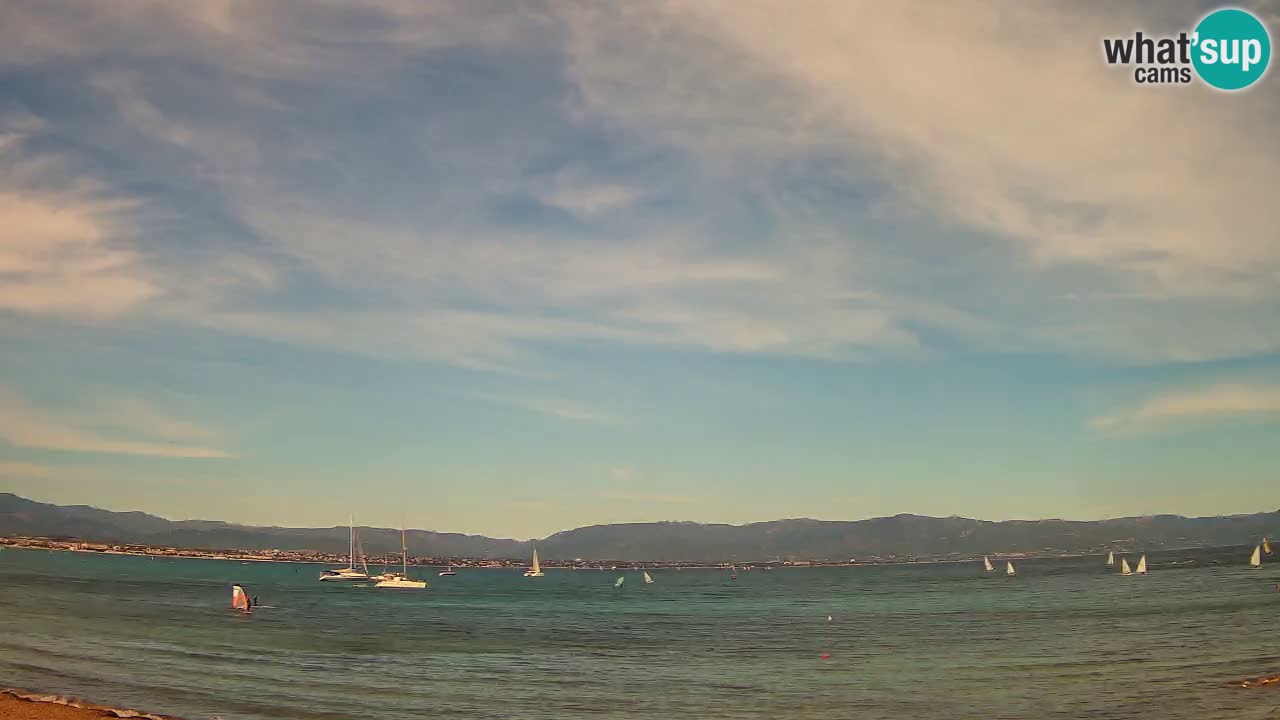 Webcam Cagliari Windsurf Club – Liveblick vom Poetto Strand