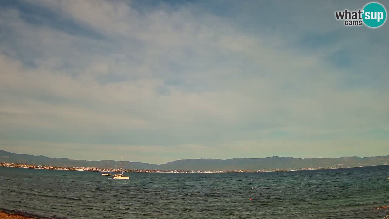 Webcam Cagliari Windsurf Club – Plage du Poetto en direct
