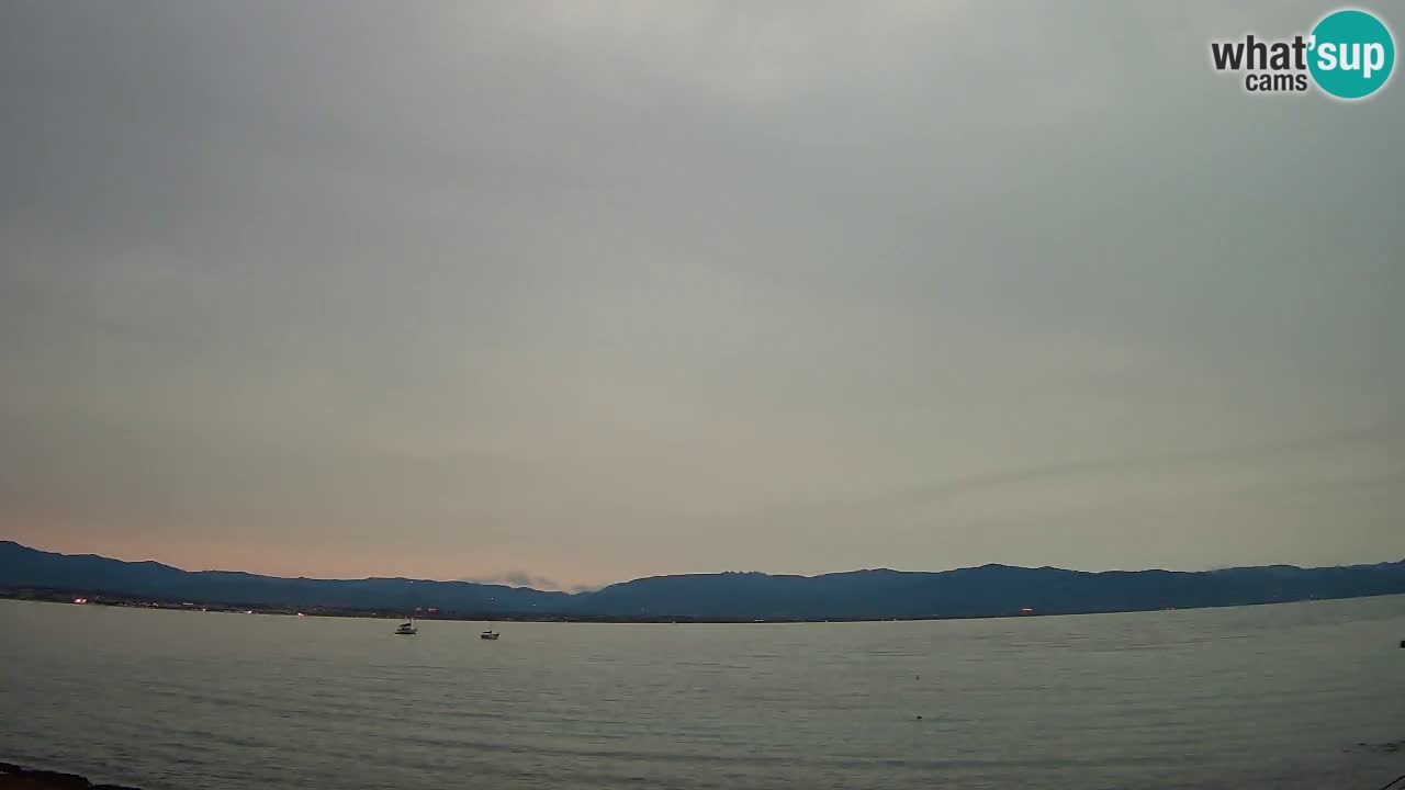 Spletna kamera Cagliari Windsurf Club – Pogled v živo s plaže Poetto