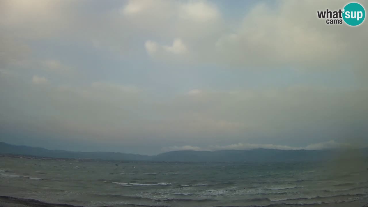 Web kamera Cagliari Windsurf Club – Poetto plaža uživo