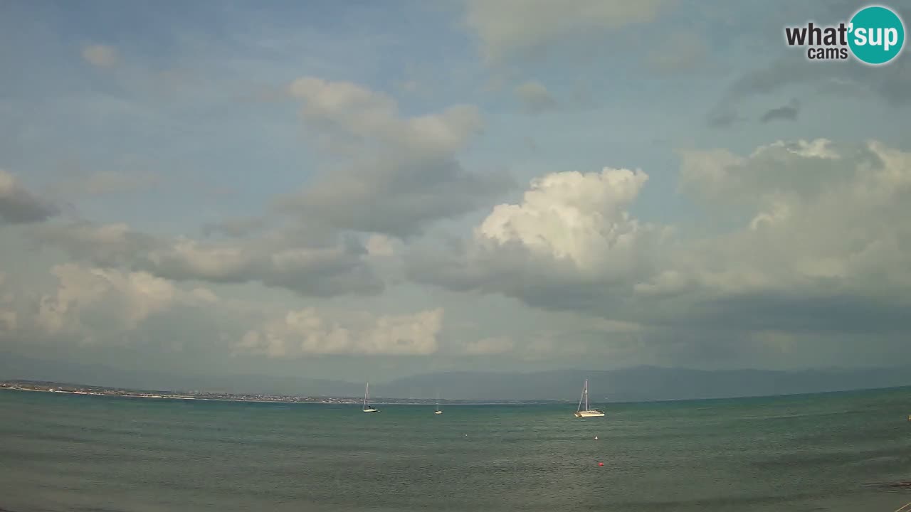 Web kamera Cagliari Windsurf Club – Poetto plaža uživo