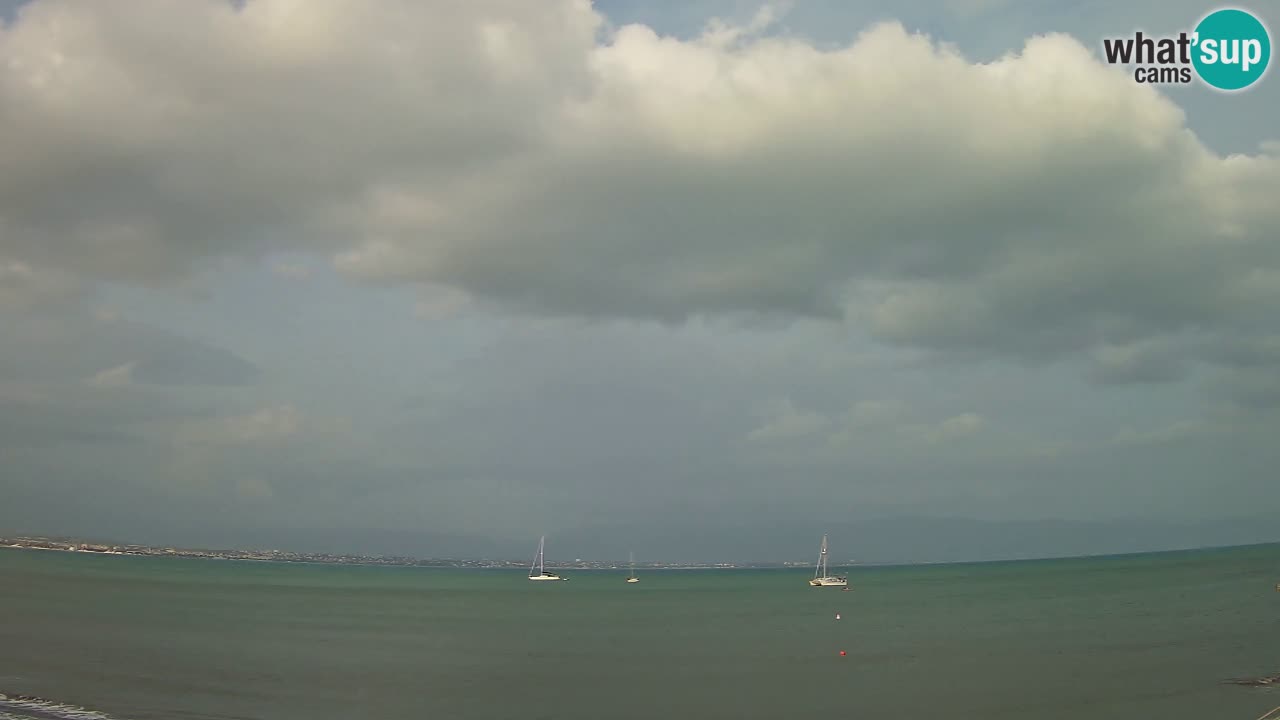 Web kamera Cagliari Windsurf Club – Poetto plaža uživo
