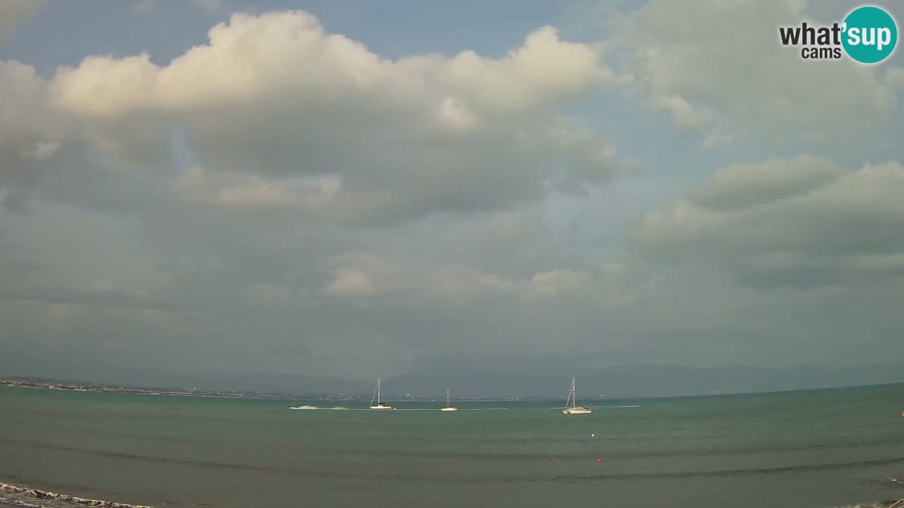 Webcam Cagliari Windsurf Club – Plage du Poetto en direct